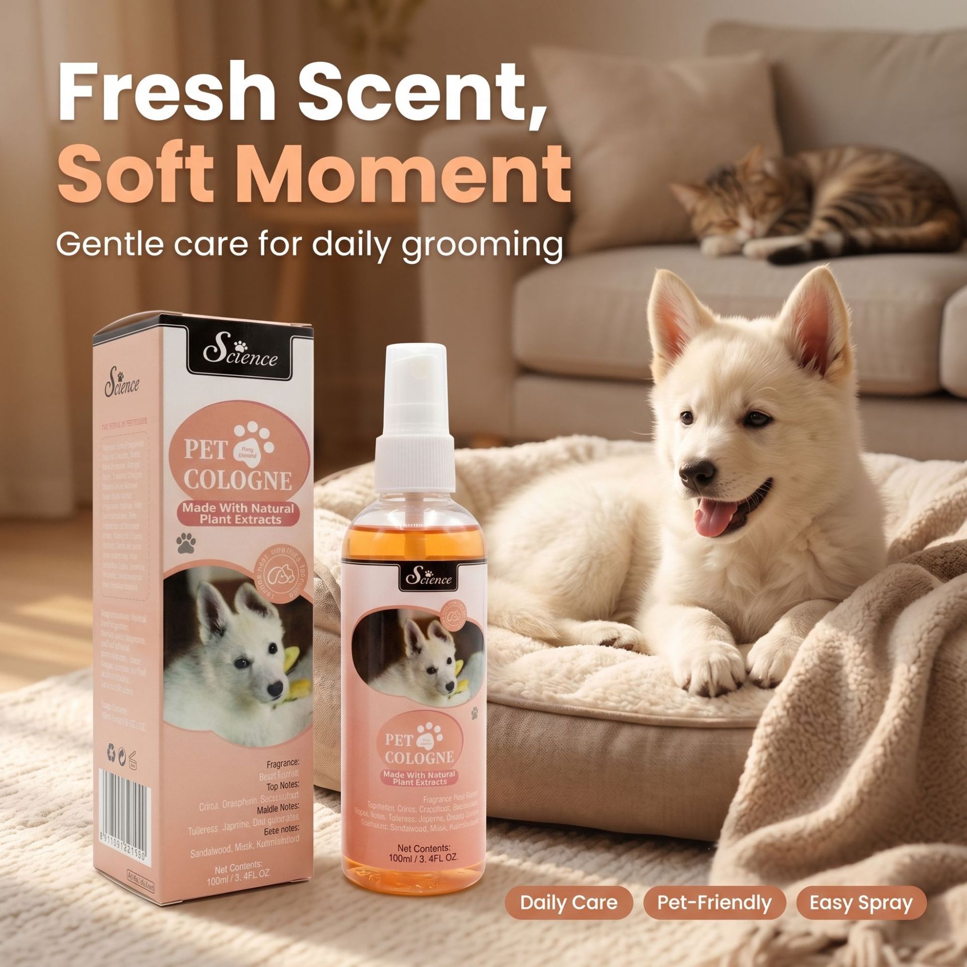100ML 강아지 향수 스프레이 반려동물 전용 향수 오 - Perfume Fragrance Shampoo 리뷰 및 가격