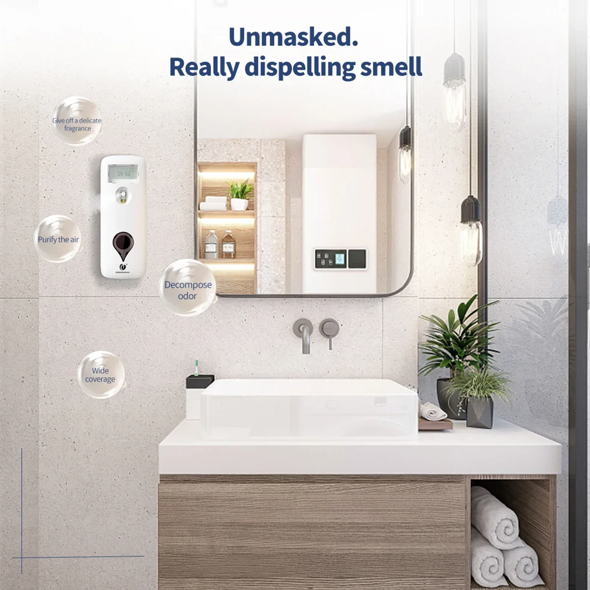 액체 공기 청정기 디스펜서 벽걸이 형 자동 향수 향수  - Perfume Fragrance For Room 리뷰 및 가격